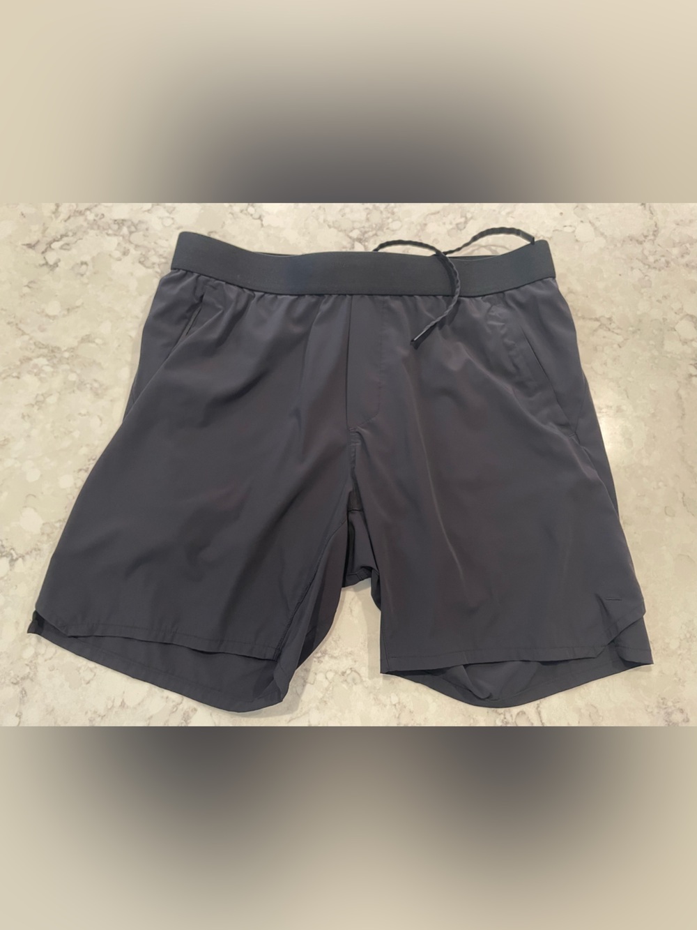 Ten Thousand Men's Athletic Shorts — Charcoal Black